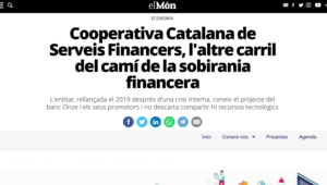 La Cooperativa, en un article al digital “El Món”