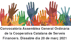 Convocatòria d’Assemblea General Ordinària – 20 de març de 2021
