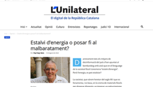 Estalvi d’energia o posar fi al malbaratament?