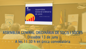 Convocatòria d’Assemblea General ordinària de socis i sòcies – 13 de juny de 2026